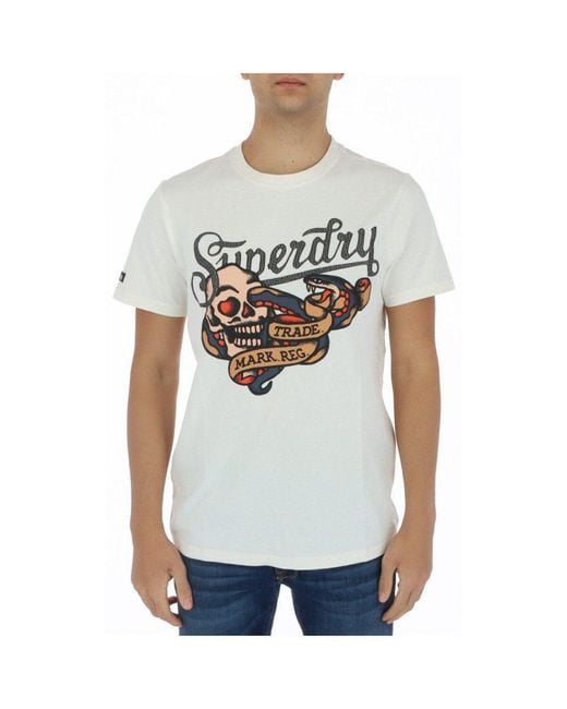 Superdry T-Shirt in Gray für Herren