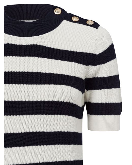 Marie Lund Blue Strickpullover