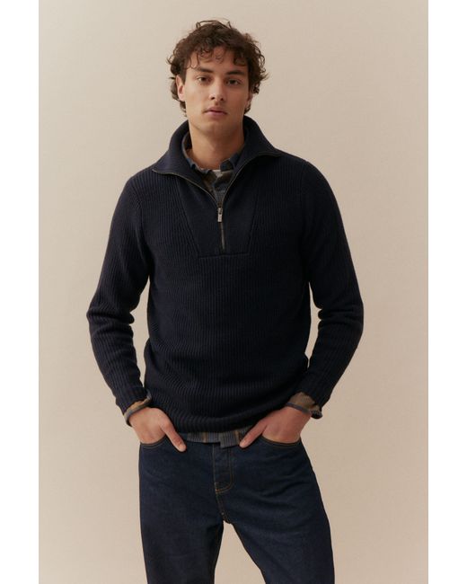 Basefield Strickpullover in Blue für Herren