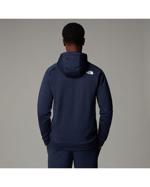The North Face Fleecejacke Reaxion Fleece Kapuzenpulli mit durchgehendem RV in Blue für Herren