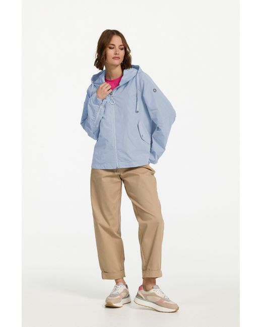 Manisa Blue Kurzjacke mit Kapuze