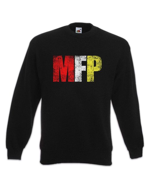 Urban Backwoods Mad Max Sweatshirt Main Force Patrol Fury Road Warrior Gibson Kult in Black für Herren