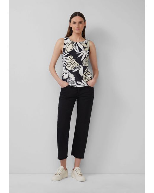 S.oliver Gray Shirttop Top mit dekorativem