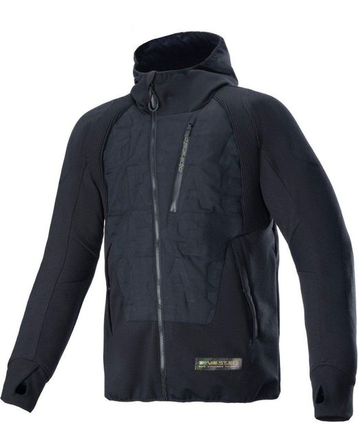 Alpinestars Motorradjacke MO.ST.EQ Hybrid Motorrad Textiljacke Wasserdicht protektoren in Blue für Herren