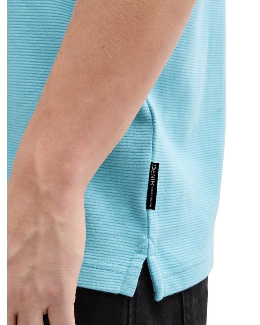 Tom Tailor Poloshirt im Relaxed Fit in Blue für Herren