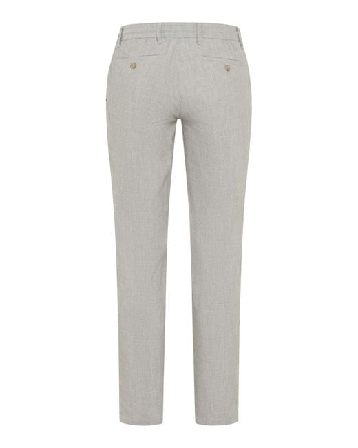 EUREX by BRAX Chinohose Style Flatfronthose in Gray für Herren