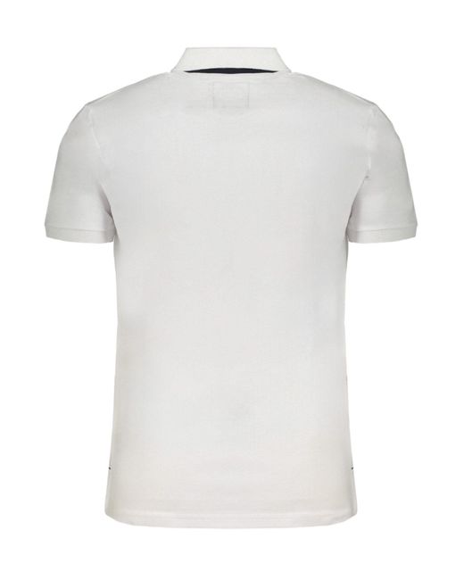 Gianmarco Venturi Poloshirt Modisches Kurzarm-Polo in Weiß mit in White für Herren