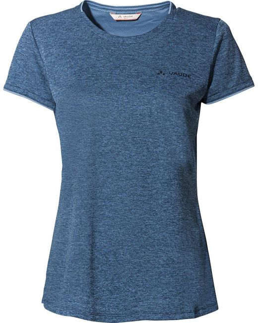 Vaude Blue Kurzarmshirt Wo Essential T-Shirt DARK SEA UNI