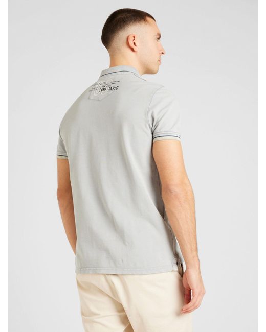 Camp David T-Shirt (1-tlg) in White für Herren