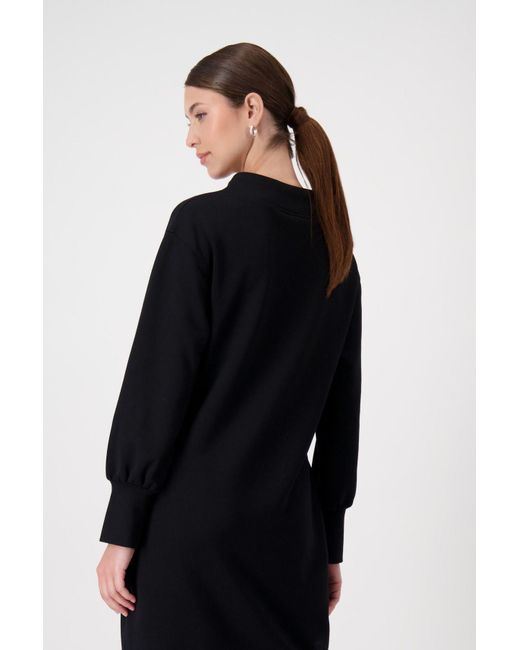 Monari Black Sweatkleid