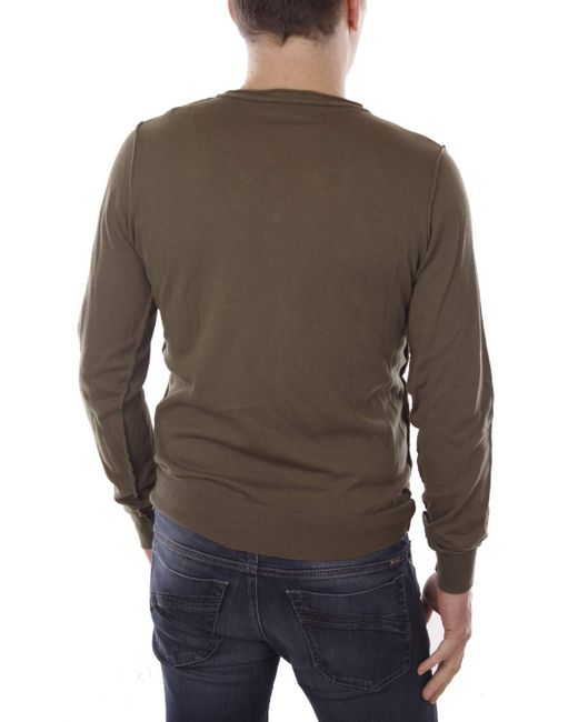 DIESEL Strickpullover K-OLYMP MAGLIA BRUSHED COTTON in Brown für Herren