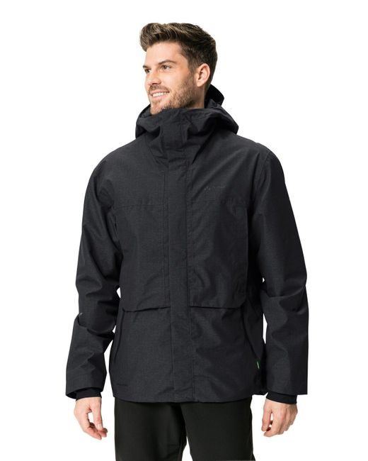 Vaude Outdoorjacke Men's Comyou Pro Rain Jacket (1-St) Klimaneutral kompensiert in Blue für Herren