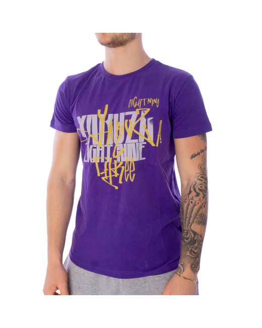 Yakuza T-Shirt Pretty Far in Purple für Herren