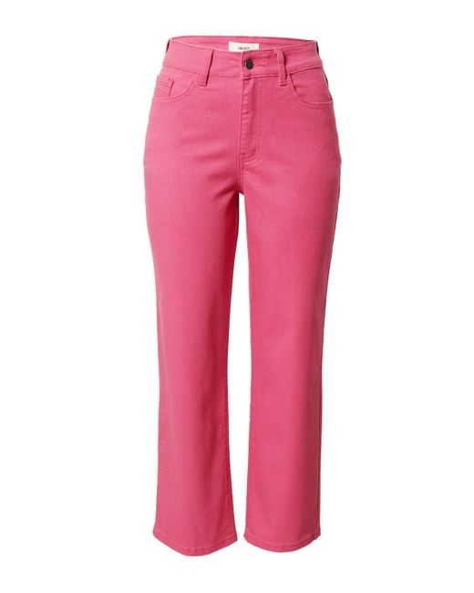 Object Pink 7/8-Jeans (1-tlg) Plain/ohne Details