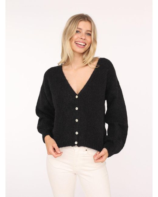 Zwillingsherz Black Strickjacke "Uni" One Size