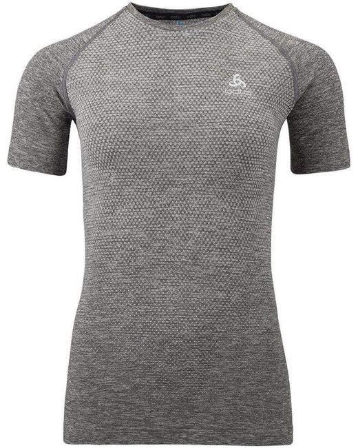 Odlo Gray T-Shirt Crew Neck /S Essential Seamless