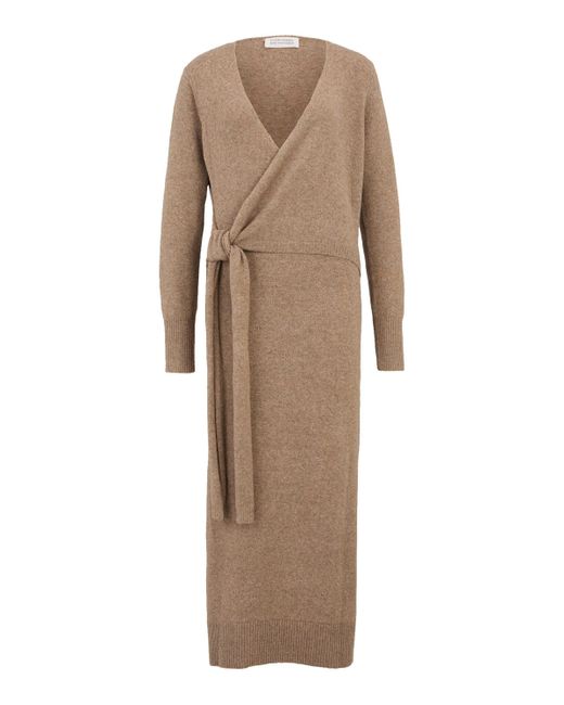 Guido Maria Kretschmer Natural Maxikleid Deborah (1-tlg) Wickel-Design