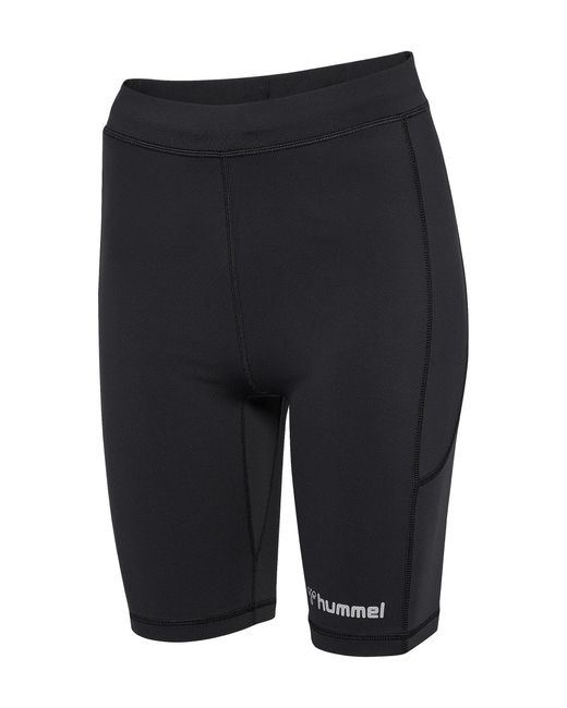 Hummel Blue T-Shirt Run Short Leggings Shorts Polyamid