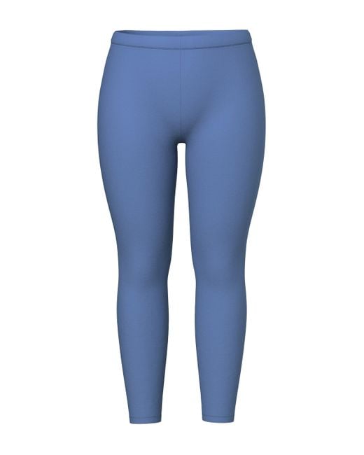 Ulla Popken Blue Funktionshose Leggings Skinny Elastikbund OEKO-TEX