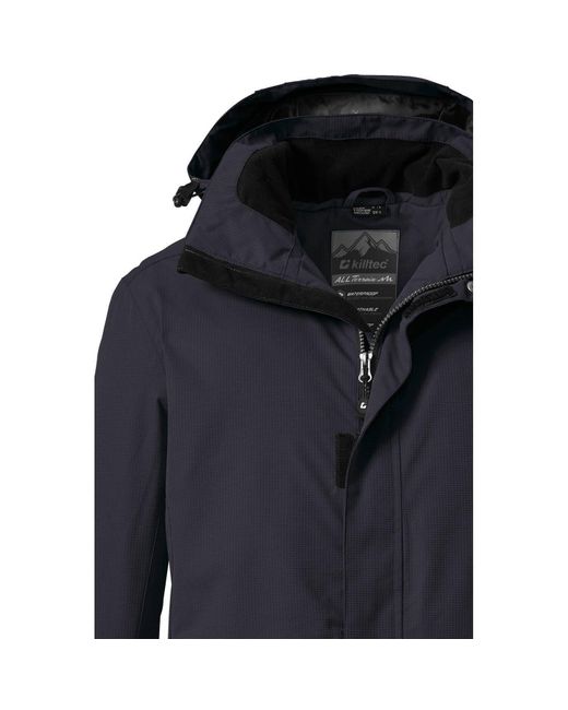 Killtec 3-in-1-Funktionsjacke Outdoorjacke Xenios in Blue für Herren
