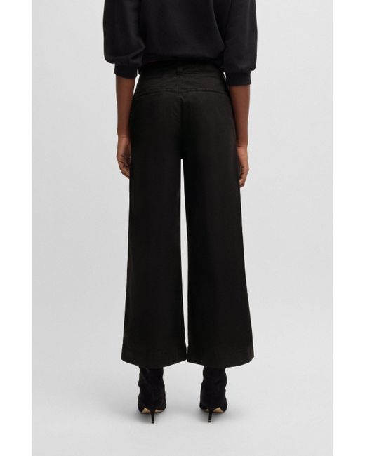 Boss Black Culotte C_Tahiana-D in weiter Beinform