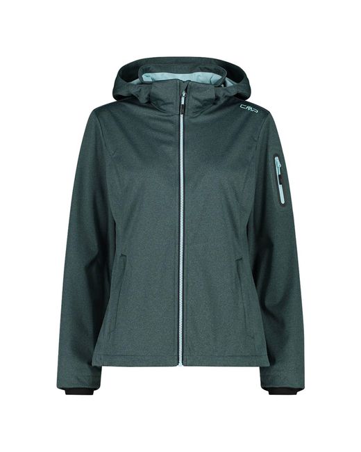CMP Green Softshelljacke mit Kapuze (1-St)