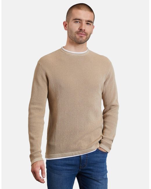 Threadbare Rundhalspullover THBDolan (1-tlg) im klassischen Design in Blue für Herren