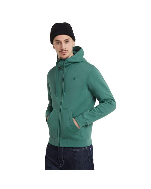 G-Star RAW Sweatshirt Sweat-Jacke in Green für Herren