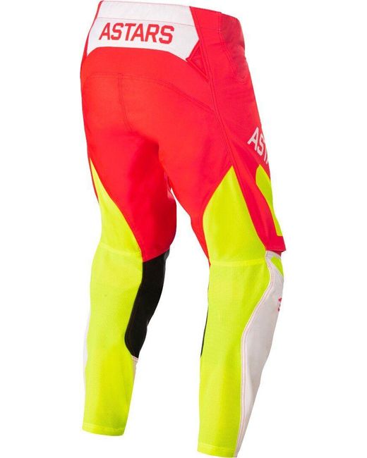 Alpinestars Motorradhose Techstar Factory Classic Motocross Hose abriebfest kühlend in Red für Herren
