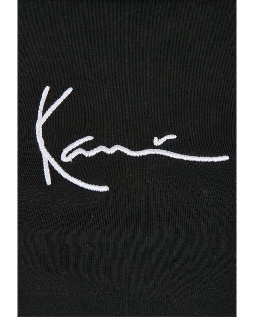 Karlkani Black Muskelshirt KKWQ22001BLK KK Small Signature Tape Top (1-tlg)