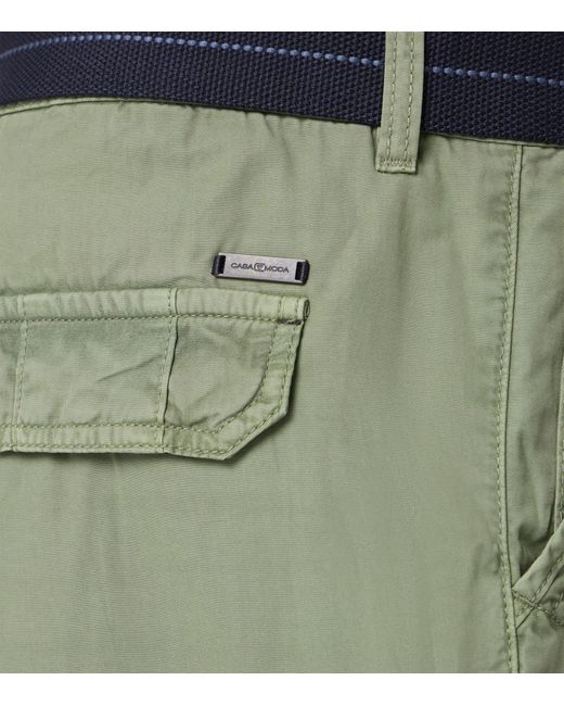 CASA MODA Shorts 554388700 in Green für Herren