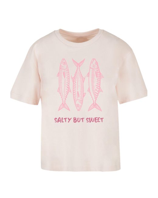 F4NT4STIC Red Shirt Salty But Sweet Summer Premium Qualität