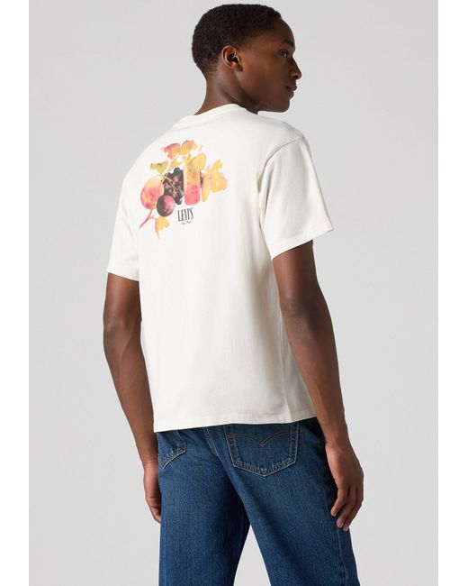 Levi's Levi's® T-Shirt SEVINTAGE mit Logo-Aufnäher auf der Brust in White für Herren