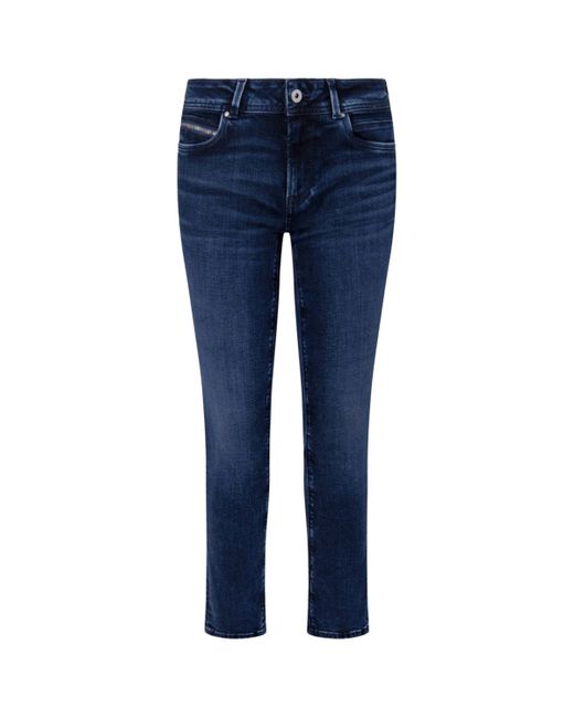 Pepe Jeans Blue Pepe Slim-fit-Jeans NEW BROOKE (1-tlg) Plain/ohne Details