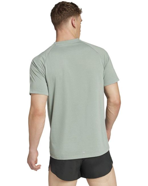 Adidas T-Shirt OTR E 3S TEE CBLACK/FTWWHT/SOLRED in Green für Herren