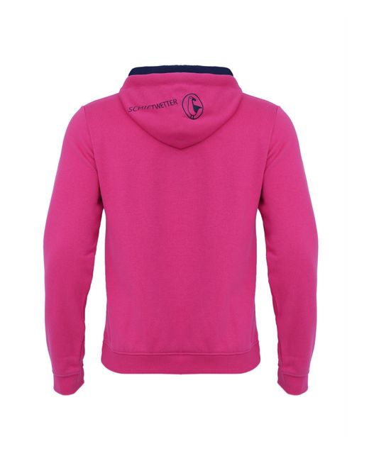 Schietwetter Kapuzenpullover Hoodie "Ja Moin in Pink für Herren