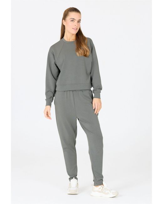Endurance Gray Sweatshirt Jade aus angenehm weichen Material