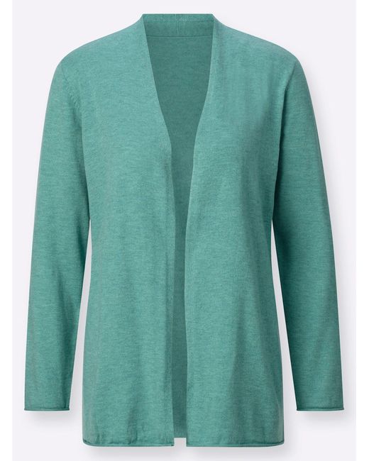 Sieh an! Green Strickjacke