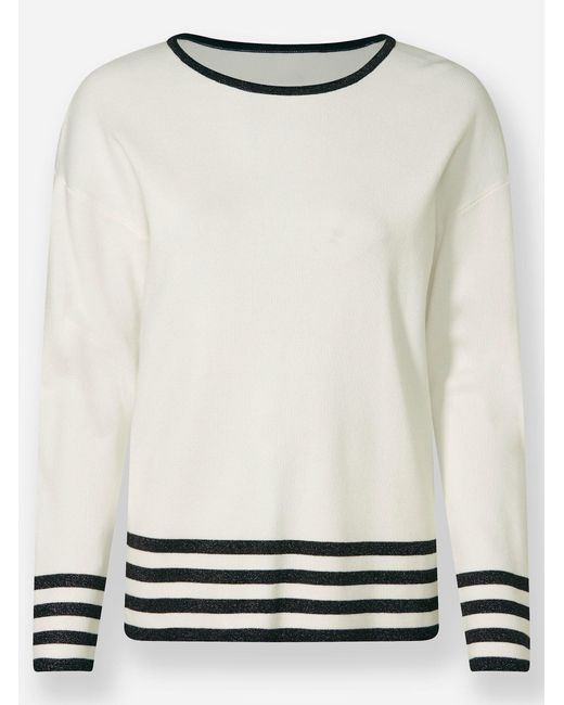 heine Gray Strickpullover Langarm-Pullover