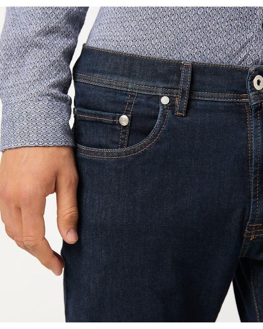 Pierre Cardin 5-Pocket-Jeans LYON dark blue rinsed denim 30915 7701.02 für Herren
