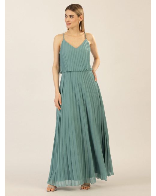 Apart Green Abendkleid in 2in1 Optik