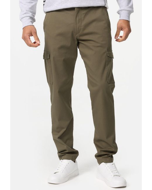 INDICODE Cargohose INWalmie in Green für Herren