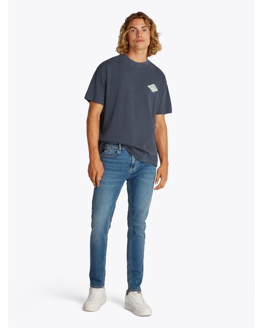 Tommy Hilfiger T-Shirt TJM RLX VARSITY GRAPHICS TEE EXT mit großem Rückenprint in Blue für Herren