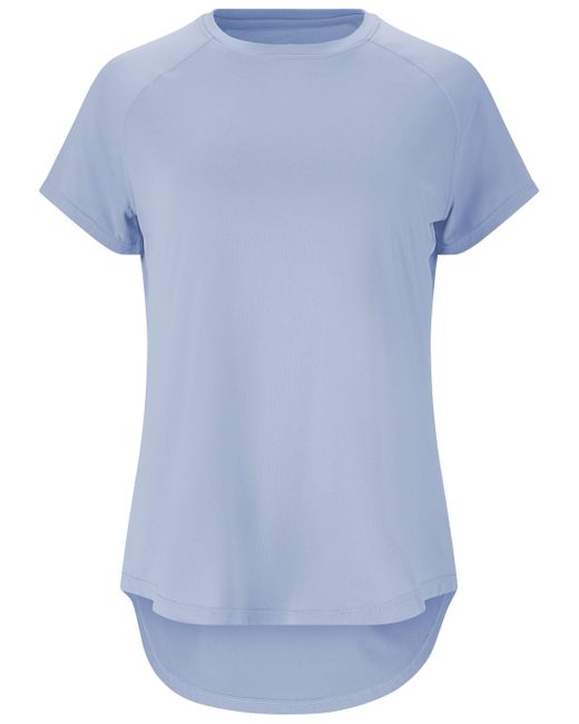 Athlecia White Fleeceshirt Gaina aus weichem Material mit recycelten Anteilen