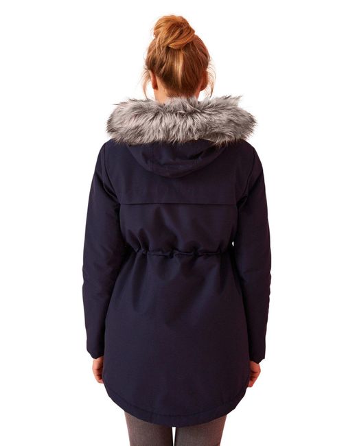 VERTBAUDET Blue Umstandsjacke 3-in-1-Parka, Tragejacke für Schwangerschaft