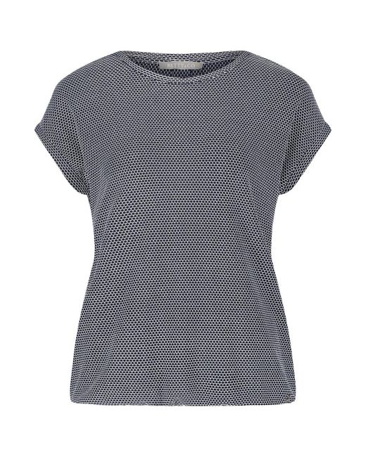 BETTY&CO Gray T- Shirt Kurz 1/2 Arm, Dark Blue/Cream