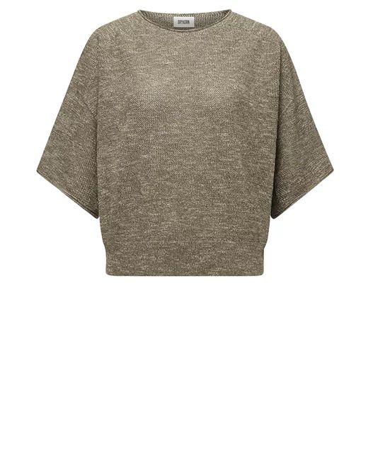Drykorn Gray Kurzarmpullover Dilary (1-tlg)