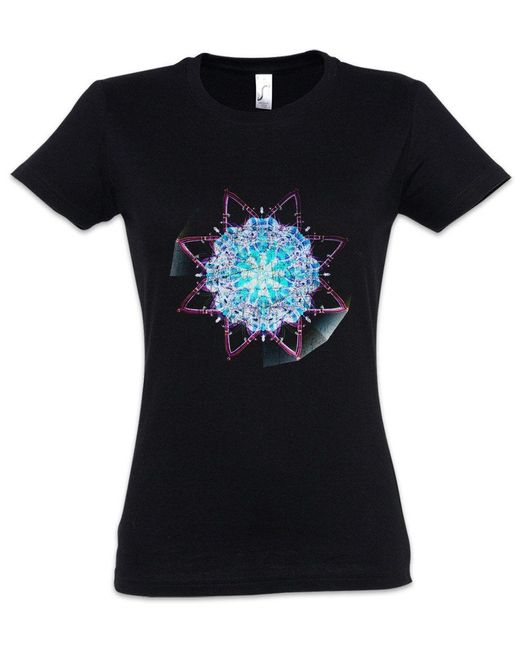 Urban Backwoods Black Print- Kaleidoscope II T-Shirt Crystal Kaleidoskop Psychedelic Art
