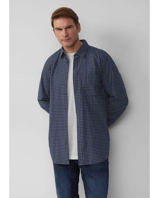 S.oliver Langarmhemd Regular Fit in Blue für Herren