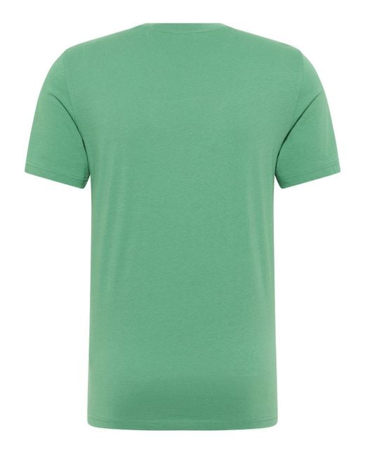 Mustang Kurzarmshirt T-Shirt in Green für Herren